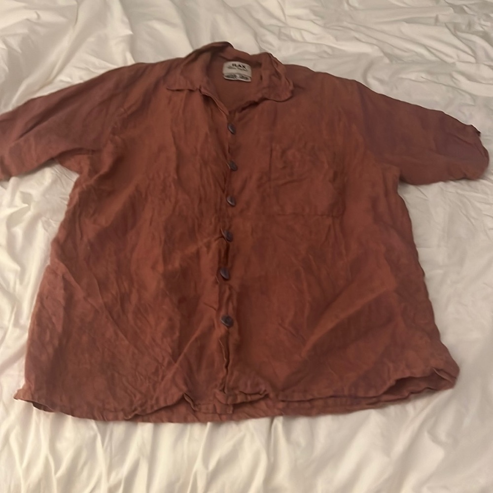 FLAX linen top